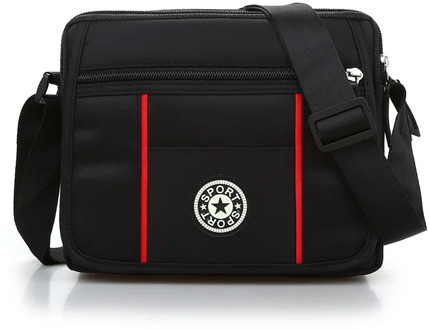 Men Business Shoulder Bags Fashion Waterproof Nylon Messenger Bags Casual Male Function Small Crossbody Collect Wallet