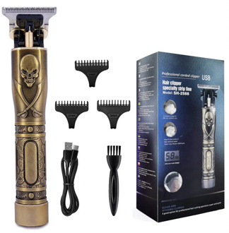 men cordless hair clipper 0mm baldheaded hair trimmer professional heavy hitter barber for edge electric hair cutting machine