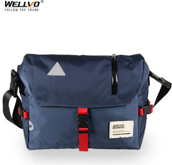 Men Crossbody Messenger Bags Oxford Waterproof Ridding Bag Sling Shoulder Travel Bag Large Mountain Bike Cycling Bag XA135ZC
