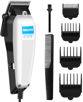 Men Electric Hair Shaver Clipper Hair Trimmer Cutting Machine With 4 Guide Combs EU Plug Hair Clipper With Adjustable Blade