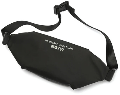 Men Male Waist Bag pack Purse Casual Large Phone Belt Bag Pouch Waterproof Nylon Travel Phone Bag Fanny Banana Bag Hip 5 Pockets