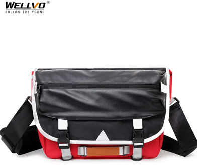 Men Messenger Bags Nylon Waterproof Big Shoulder Bag Famous Brands High Quality Men's Hip Hop Streetwear Travel Bags Hot XA646ZC