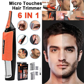 Men Multifunctional Shaver Set LED Light Beard Trimmer for Eyebrow Hair Nose Hair Body Hair Men's Modeling Supplies (Boxed)