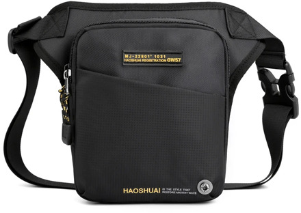 Men Nylon Drop Leg Bag Fanny Pack for Motorcycle Rider Travel Assault Male Messenger Cross Body Waist Pack Hip Belt Thigh Bag