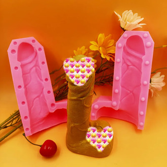 Men Penis Shape Silicone Mold Soap 3D Adults Mould for Cake Decoration Chocolate Resin Gypsum Candle Sexy Large Male Organ