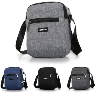Men Phone Bags Diagonal Mini Shoulder Multi-Function Mobile Phone Bag Outdoor Sports Bag Fashion Wide Shoulder Bags