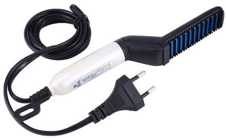 Men Quick Beard Straightener Styler Comb Multifunctional Hair Curling Curler Show Cap Tool