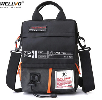 Men's Bag Messenger Bag Male Waterproof Nylon Camouflage Satchel Over the Shoulder Crossbody Bags Handbag Mini Briefcase XA99WC