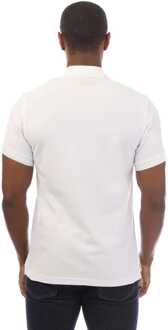 Men's Belstaff Cotton Pique Polo Shirt in White - maat XS Wit