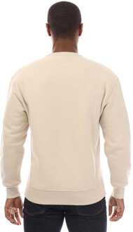 Men's Belstaff Heavyweight Cotton Fleece Hockley Sweatshirt in Cream - maat Crème