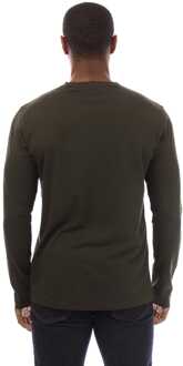 Men's Belstaff Long Sleeve T-Shirt in Green Groen