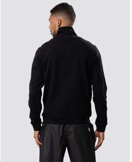 Men's Belstaff Quarter Zip Sweatshirt in Black Zwart - XS