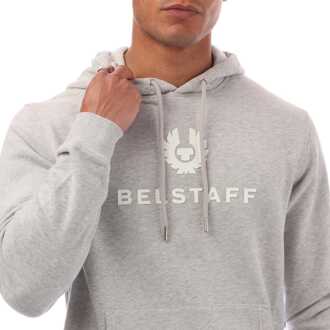 Men's Belstaff Signature Hoodie in Grey - maat XS Grijs