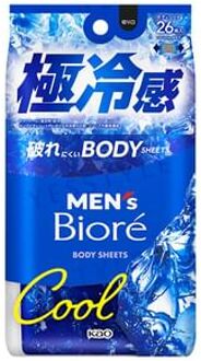 Men's Biore Body Sheet Cool Ocean 26 pcs