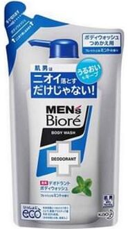 Men's Biore Deodorant Body Wash Fresh Mint - 380ml Refill