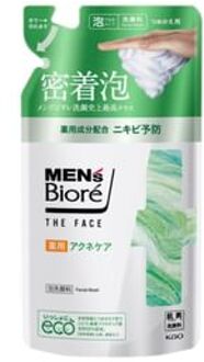 Men's Biore The Face Foam Facial Wash Acne Care - 170ml Refill