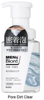 Men's Biore The Face Foam Facial Wash Pore Dirt Clear - 200ml