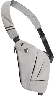 men's chest bag digital storage gun bag slung crossbody sports waist bag multifunctional personal shoulder anti theft pocket bag