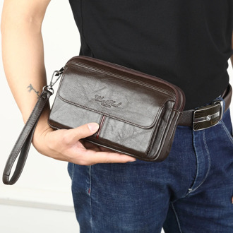 Men's Clutch Bags for men Genuine Leather Hand Bag Male Long Money Wallets Mobile Phone Pouch Man Party Clutch Coin Purse
