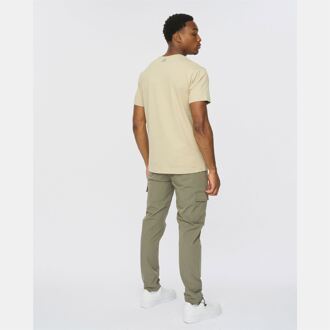 Men's Duck and Cover Kematone T-Shirt in Green - maat L Groen