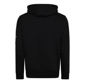 Men's Duck and Cover Randolph Hoody in Black Zwart - L