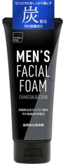 Men's Facial Foam Charcoal & Scrub 130g