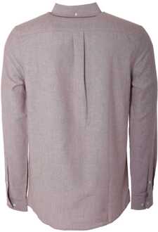 Men's Farah Drayton Modern Fit Oxford Shirt in Red Rood