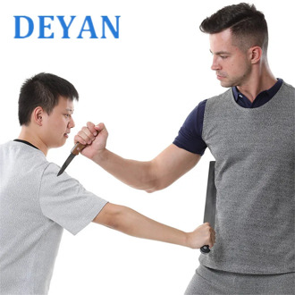 Men's Gray Self-defense Clothing Anti Cut Tactical Vest Police And Security Staff Security Equipment