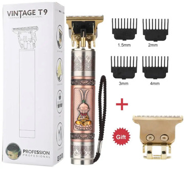 Men's Hair Trimmer Clipper+1Pcs Replaced Hair Cutter head 0mm Baldheaded Cutter Beard Shaving Precision Hair Cutting Machine