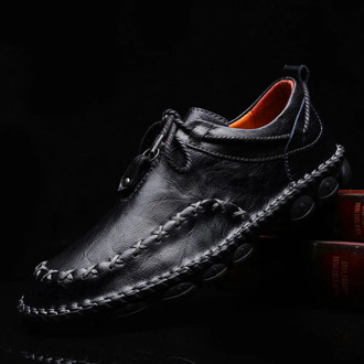 Men's High Quality Handmade Men's Shoes Spring Fashion Shoes Men's Brand Men Shoes Men's Comfortable Driving Men's Leather Shoes