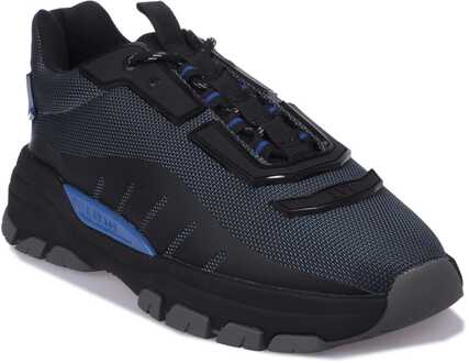 Men's Lavair Exo Trainers in black blue Zwart/blauw