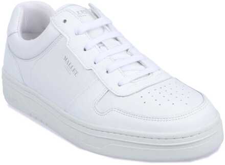Men's Mallet Bentham Court Trainers in White Wit