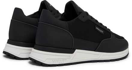 Men's Mallet Popham Lite Trainers in Black Zwart