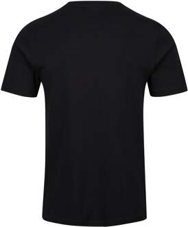 Men's Modern Amusement Cali Crown Print T-Shirt in Black - maat M Zwart