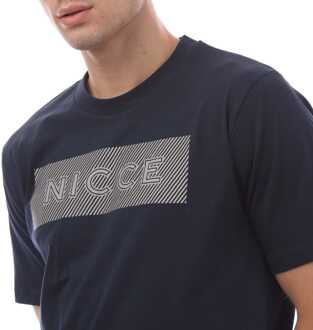 Men's NICCE Alttio Logo T-Shirt in Navy - maat L