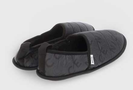 Men's NICCE Daniel Quilted Slippers in Charcoal Houtskool - 9-10J / 134-140cm