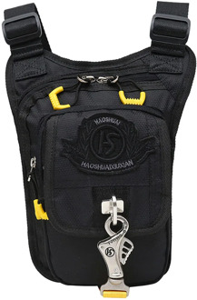 Men's Nylon Waist Leg Drop Bag Thigh Crossbody Shoulder Messenger Bags Purse Pouch High Quality Fashion Hip Bum Belt Fanny Pack