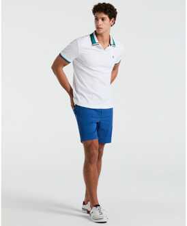 Men's Original Penguin Interlock Polo Shirt in White Wit - XL