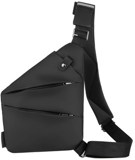 Men's personal pocket shoulder bag waterproof bicycle antitheft Crossbody chest bag casual Cycling sports gun bag Messenger bag