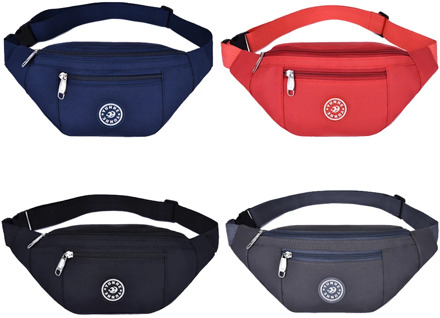 Men's Pockets Harajuku Style Waist Pack Unisex Simple Printed Letters Neutral Fashion Travel Hiking Belt Bags Chest Bag