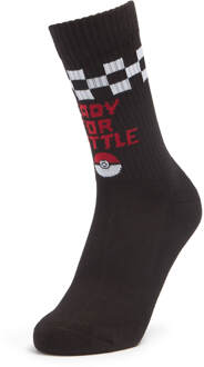 Men's Pokémon Ready For Battle Socks - Black - UK 4-7.5 Zwart
