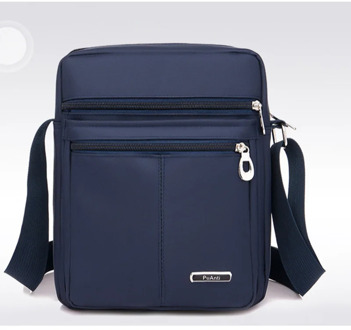 Men's Shoulder Bag Nylon Material British Casual Style High Quality Design Large Capacity Multifunctional Crossbody Bag