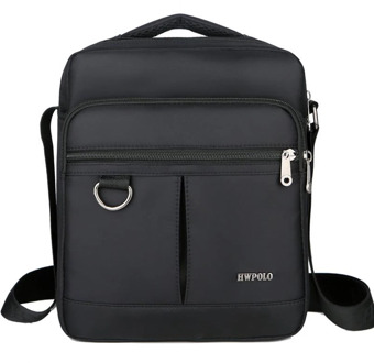 Men's Shoulder Bag Oxford Cloth Material British Fashion Leisure College Style High Quality Design Large Capacity Multi-function