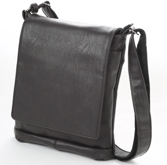 Men's shoulder bag PU leather skiffhat 010