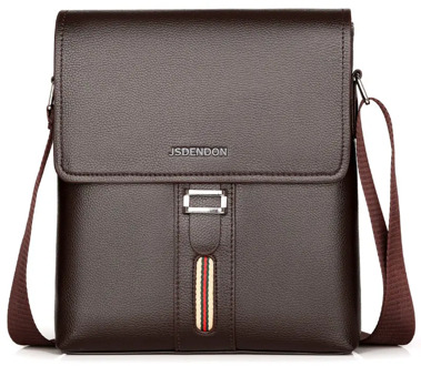 Men's Shoulder Messenger Bag British Fashion Leisure College Style High Quality Design Large Capacity Multi-function