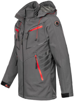 Men's Softshell Jacket Dark Grey - maat Grijs