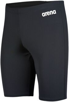 Men's Team Swim Jammer Solid - Black/White - one-size