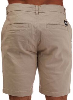 Men's Weekend Offender Dillenger Cotton Twill Chino Shorts in Stone Steen - XL