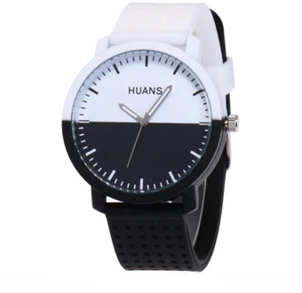 Men's Women's Personality Circular Dial Silica Gel Quartz Lovers Watch Lovers Couple Watches Analog Quartz Watch For Men Мужски