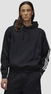 Men's Y-3 Cut Line Hoodie in Black - maat S Zwart